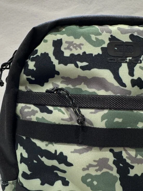 OGIO Alpha Lite Convoy Backpack 21.5 Liter Black Camo Daybag Gym MOD Webbing NWT - Picture 2 of 16